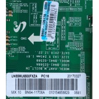 MAIN PARA TV SAMSUNG / NUMERO DE PARTE BN94-11706A / BN41-02568A / BN97-12617A / BN9411706A / PARTE SUSTITUTA	BN94-12426A / PANEL CY-WK055HGLV1H / MODELOS N55MU6500 / UN55MU6500FXZC / UN55MU6500FXZA FA01